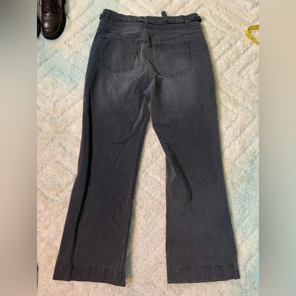 Elliott & Vine High Rise Unique Waist Black Cotton Blend Jeans Plus size 14 - Picture 6 of 12